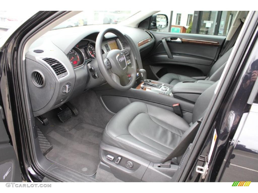 Black Interior 2011 Audi Q7 3.0 TFSI quattro Photo #47806145