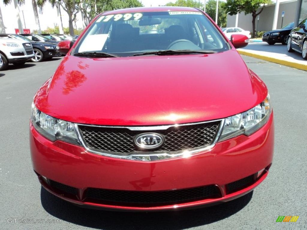 2010 Forte SX - Spicy Red / Black Sport photo #11