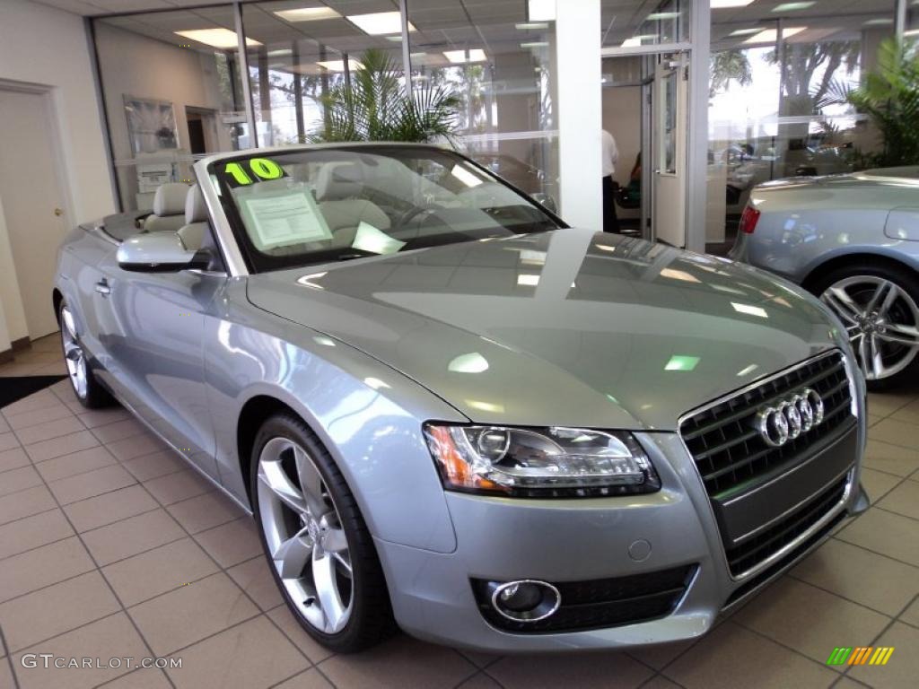 Quartz Gray Metallic 2010 Audi A5 2.0T Cabriolet Exterior Photo #47807957