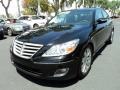 2009 Black Noir Pearl Hyundai Genesis 3.8 Sedan  photo #9
