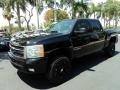 2007 Black Chevrolet Silverado 1500 LTZ Crew Cab 4x4  photo #12