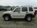 2004 Stone White Jeep Liberty Sport 4x4  photo #2