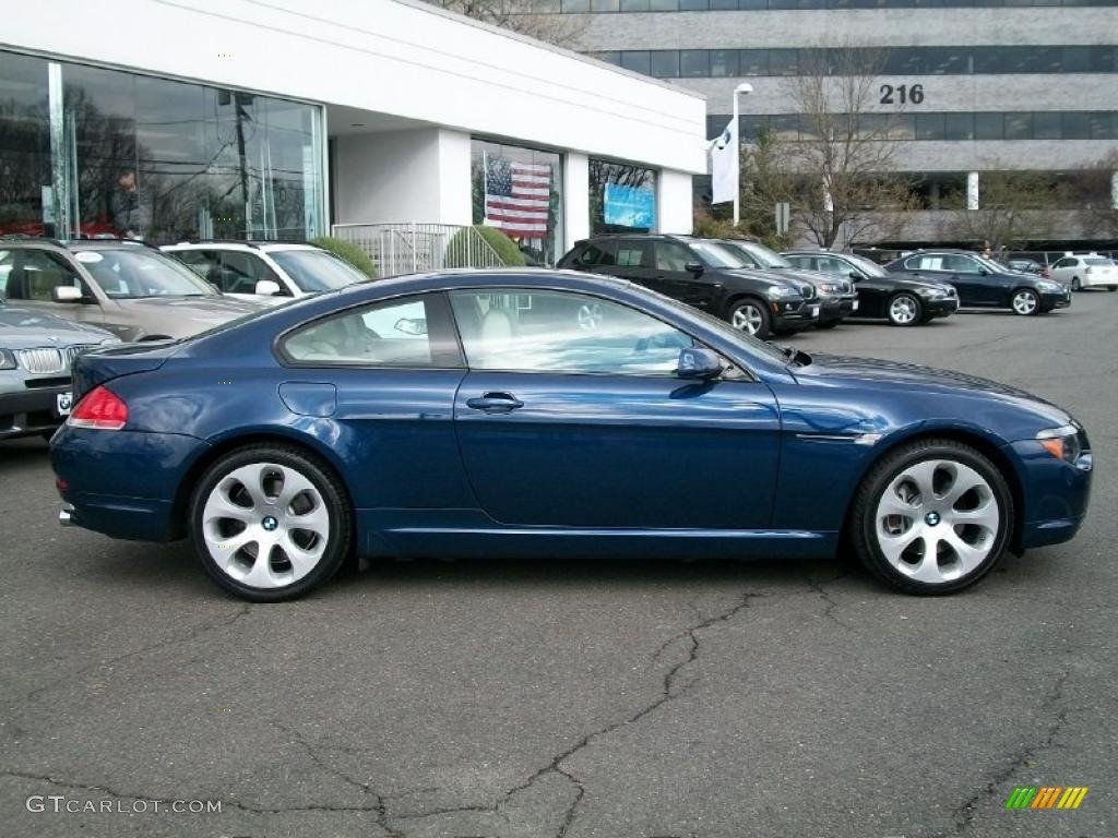 Mystic Blue Metallic 2005 BMW 6 Series 645i Coupe Exterior Photo #47809487