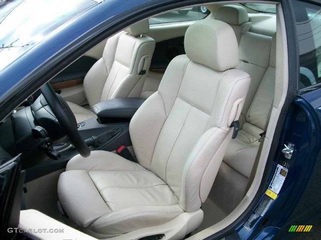 Cream Beige Interior 2005 BMW 6 Series 645i Coupe Photo #47809625