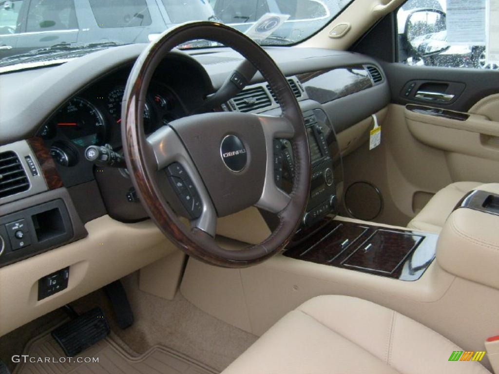 Cocoa/Light Cashmere Interior 2011 GMC Yukon XL Denali AWD Photo #47811098