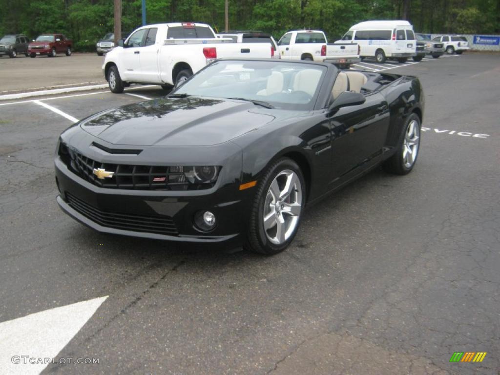 Black 2011 Chevrolet Camaro SS/RS Convertible Exterior Photo #47811107