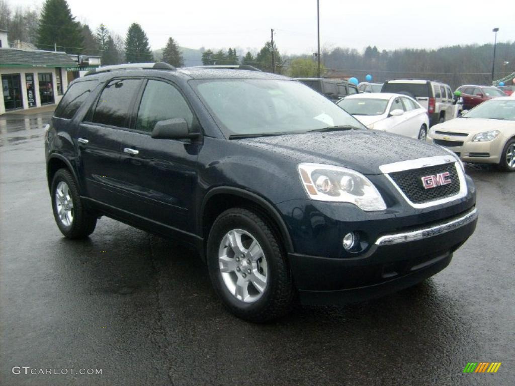 2011 Acadia SLE AWD - Deep Blue Metallic / Ebony photo #1