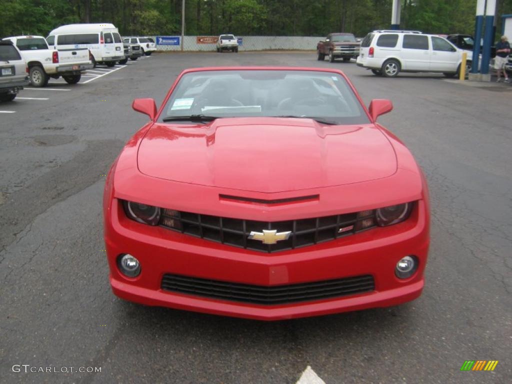 Victory Red 2011 Chevrolet Camaro SS/RS Convertible Exterior Photo #47811626