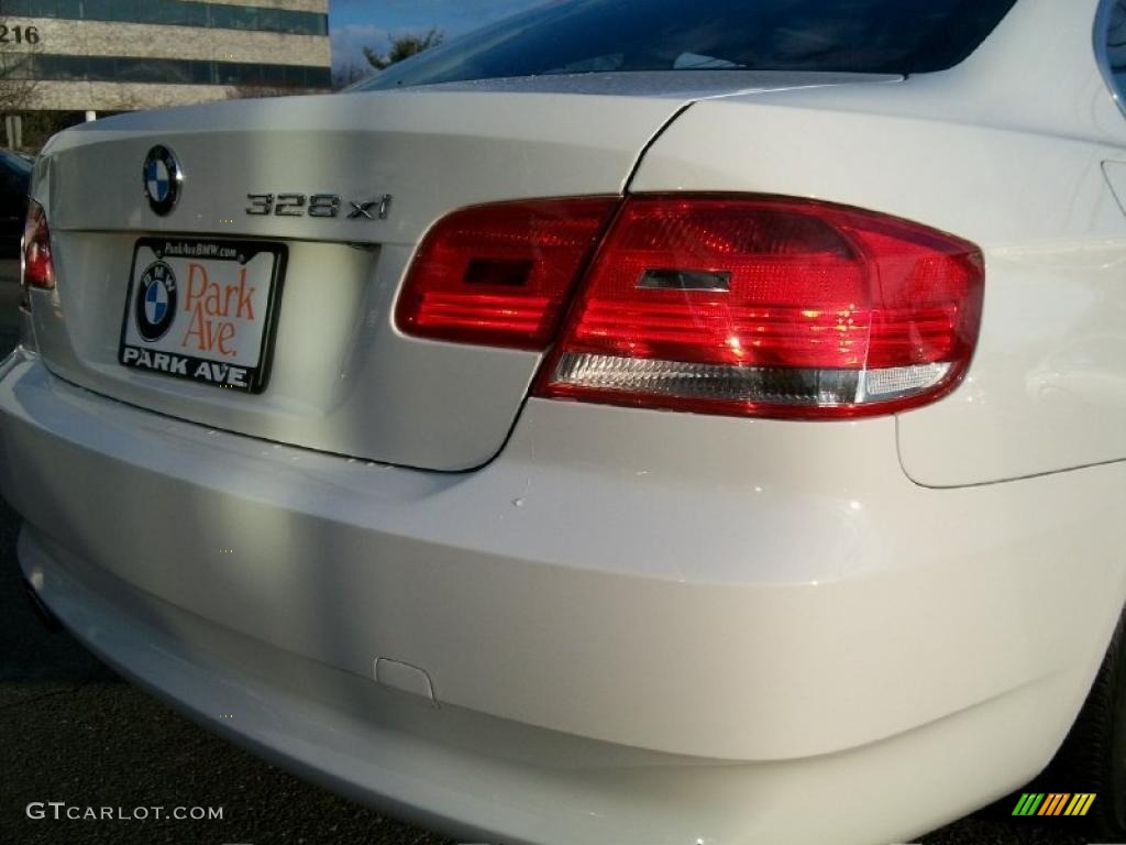 2008 3 Series 328xi Coupe - Alpine White / Coral Red/Black photo #23