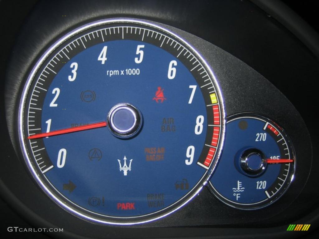2009 Maserati GranTurismo Standard GranTurismo Model Gauges Photo #47813060
