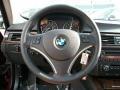 Saddle Brown/Black Steering Wheel Photo for 2008 BMW 3 Series #47813738