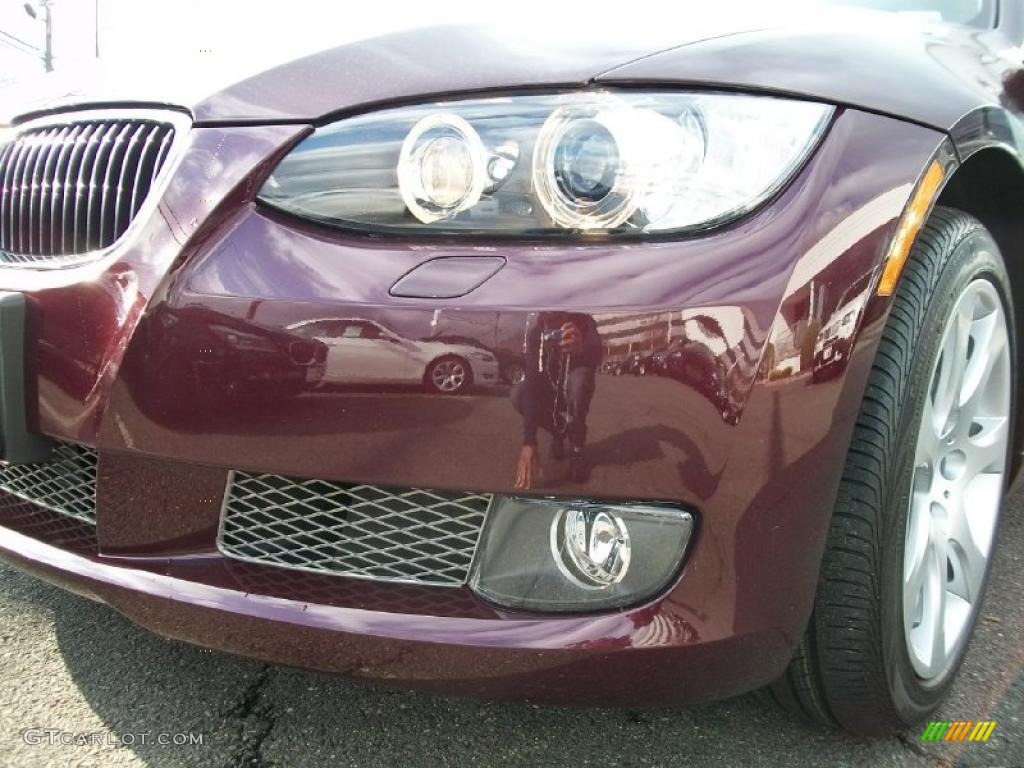 2008 3 Series 335xi Coupe - Barbera Red Metallic / Saddle Brown/Black photo #31