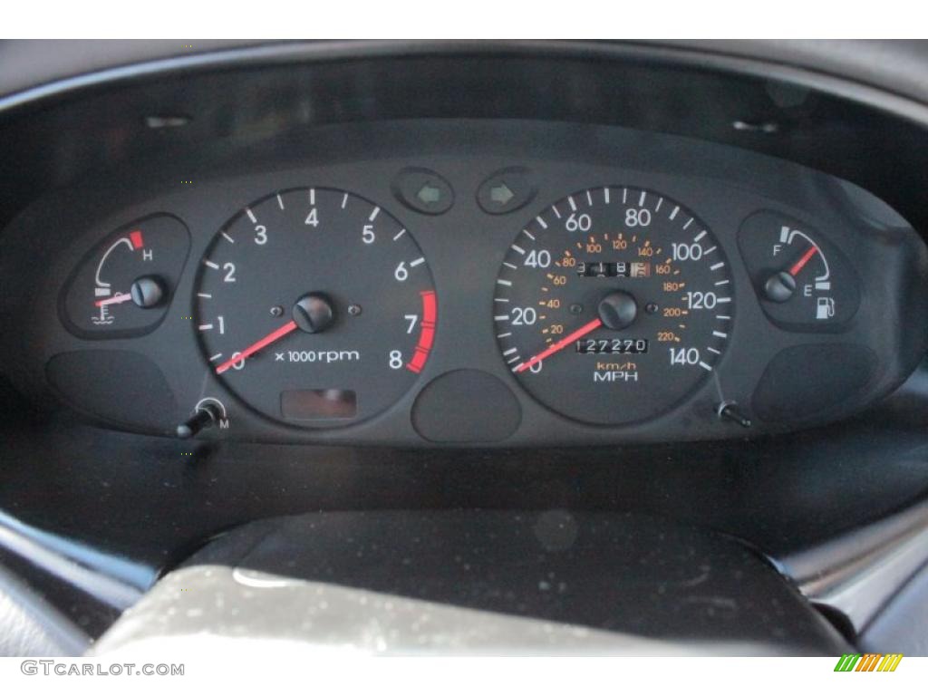 2000 Elantra GLS Sedan - Wind Rose Red / Gray photo #8