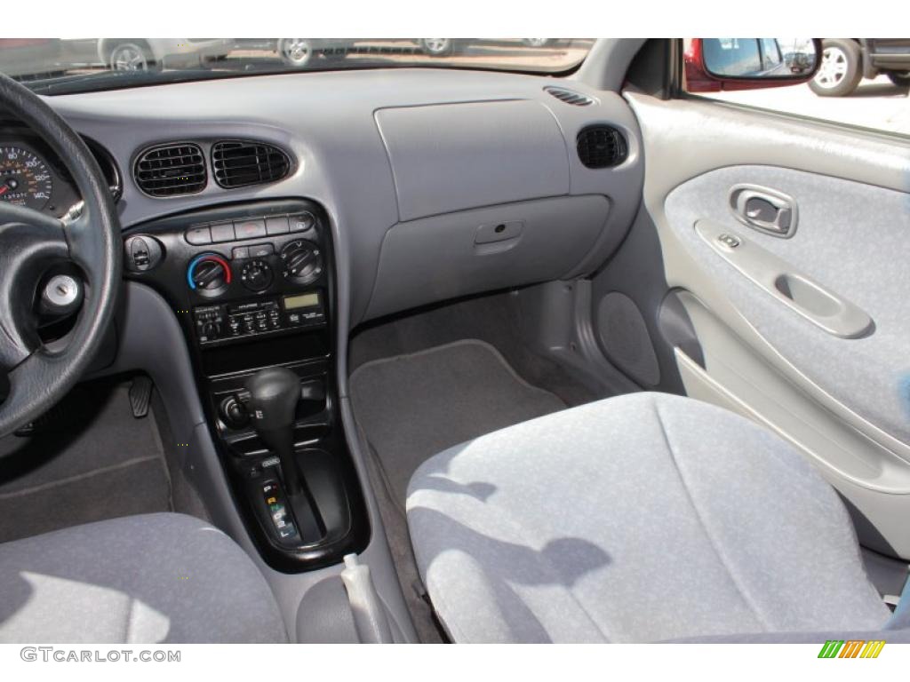 2000 Elantra GLS Sedan - Wind Rose Red / Gray photo #9