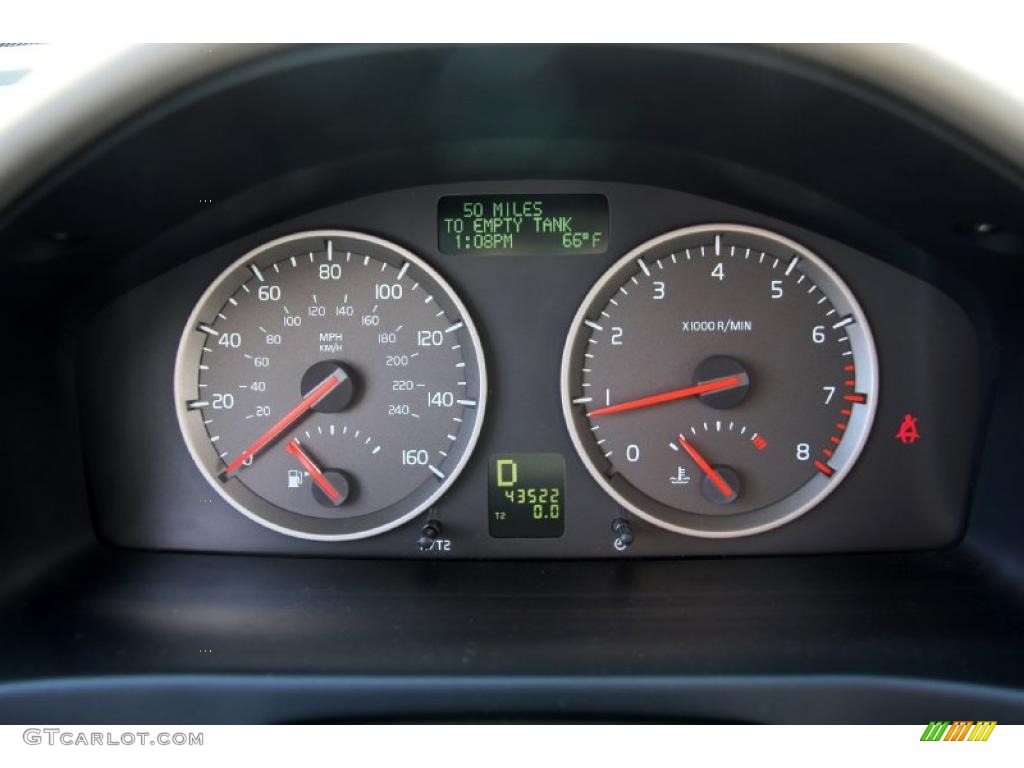 2007 Volvo S40 T5 AWD Gauges Photos