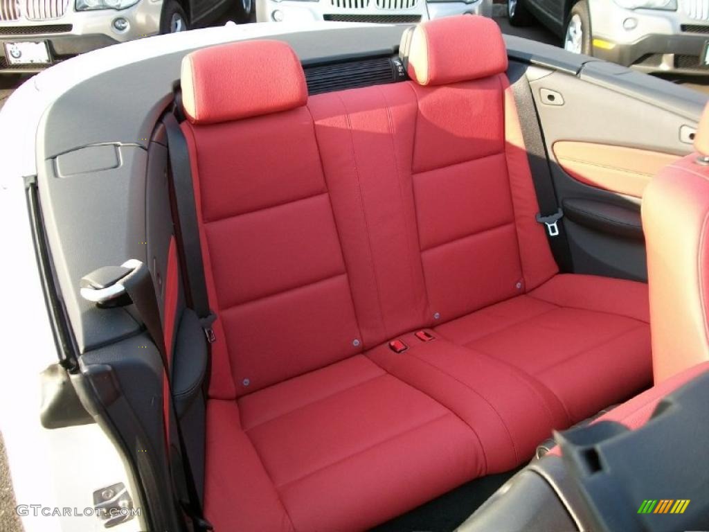 2011 1 Series 128i Convertible - Alpine White / Coral Red photo #24