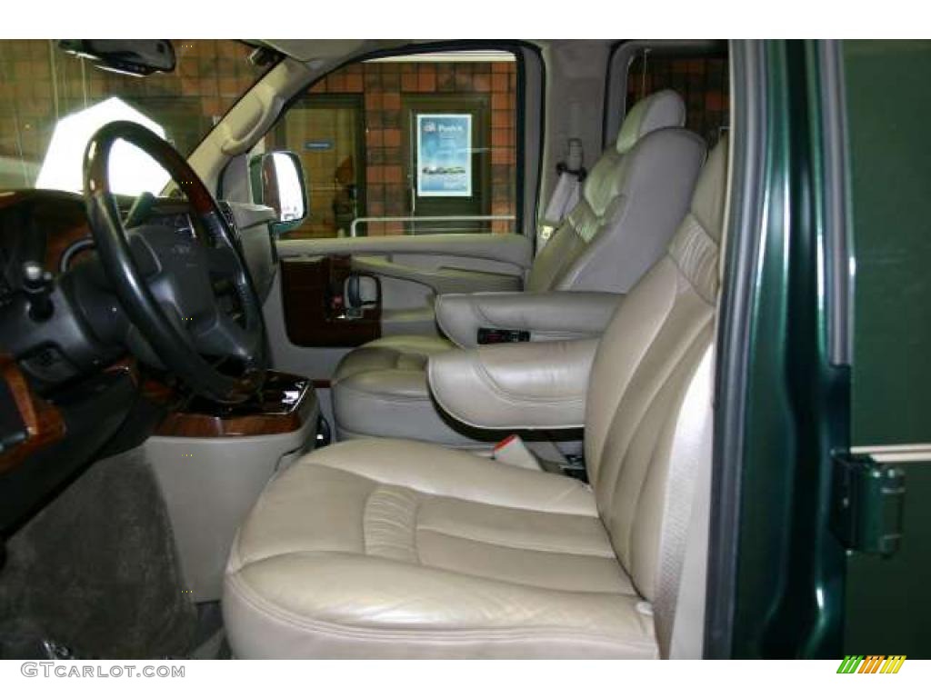 2005 Savana Van 1500 Passenger Conversion - Polo Green Metallic / Neutral photo #4