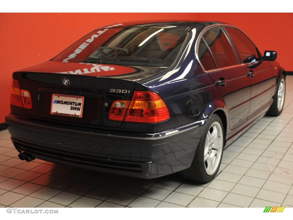 2003 3 Series 330i Sedan - Jet Black / Grey photo #3