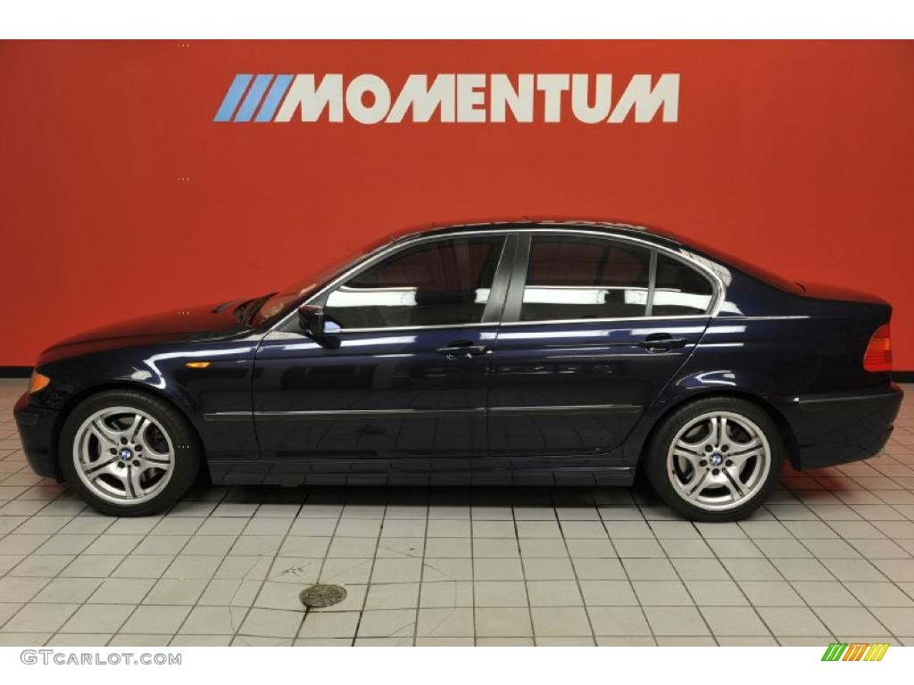 2003 3 Series 330i Sedan - Jet Black / Grey photo #18