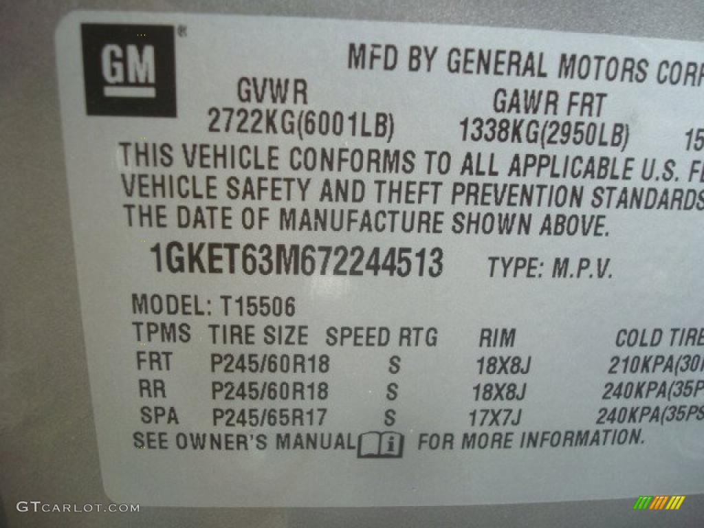 2007 Envoy Denali 4x4 - Steel Gray Metallic / Ebony photo #25
