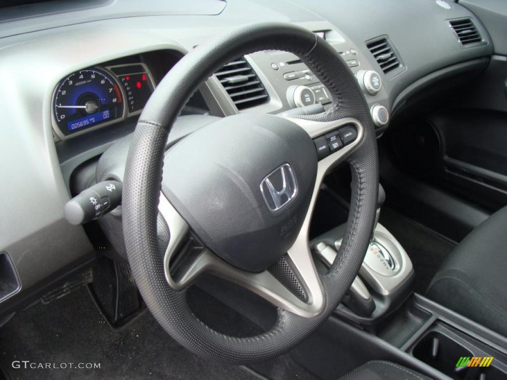 2010 Civic LX-S Sedan - Atomic Blue Metallic / Black photo #19