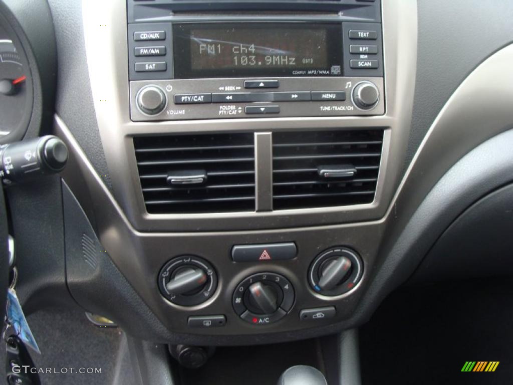 2008 Subaru Impreza 2.5i Wagon Controls Photos