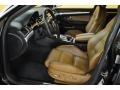 Amaretto/Black Valcona Leather Interior Photo for 2009 Audi S8 #47820851