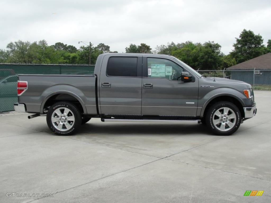 Sterling Grey Metallic 2011 Ford F150 Lariat SuperCrew Exterior Photo #47820917