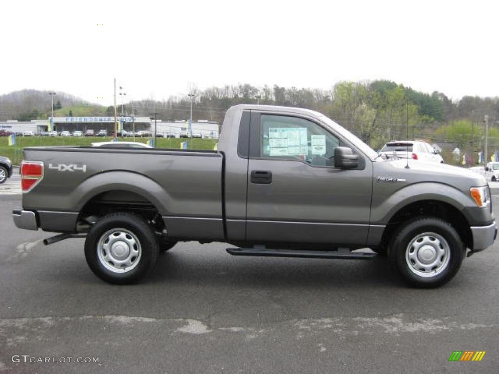 2011 F150 XL Regular Cab 4x4 - Sterling Grey Metallic / Steel Gray photo #5