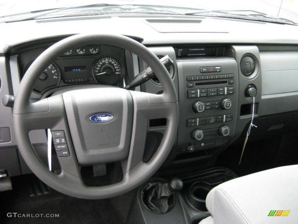2011 Ford F150 XL Regular Cab 4x4 Steel Gray Dashboard Photo #47821190