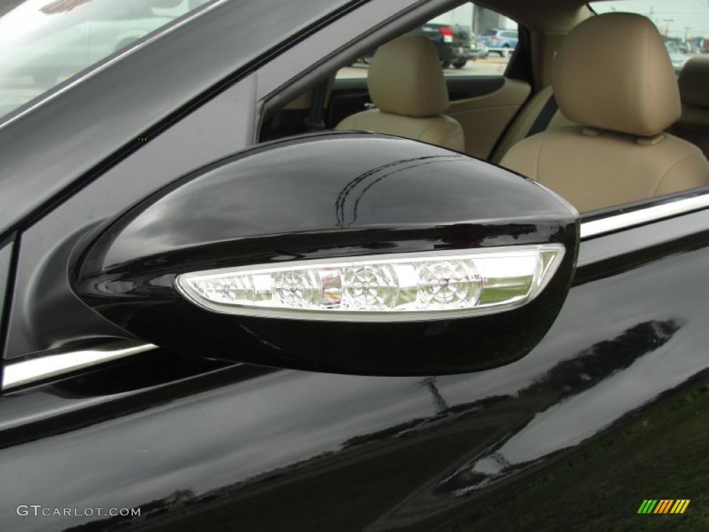 2011 Sonata Limited - Midnight Black / Camel photo #12