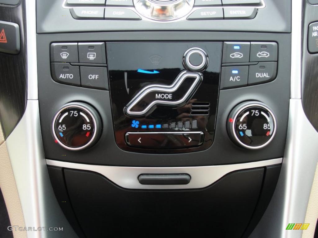 2011 Sonata Limited - Midnight Black / Camel photo #31