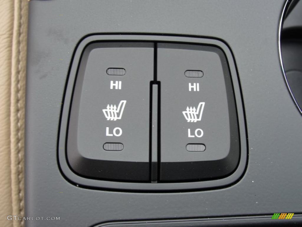 2011 Sonata Limited - Midnight Black / Camel photo #34