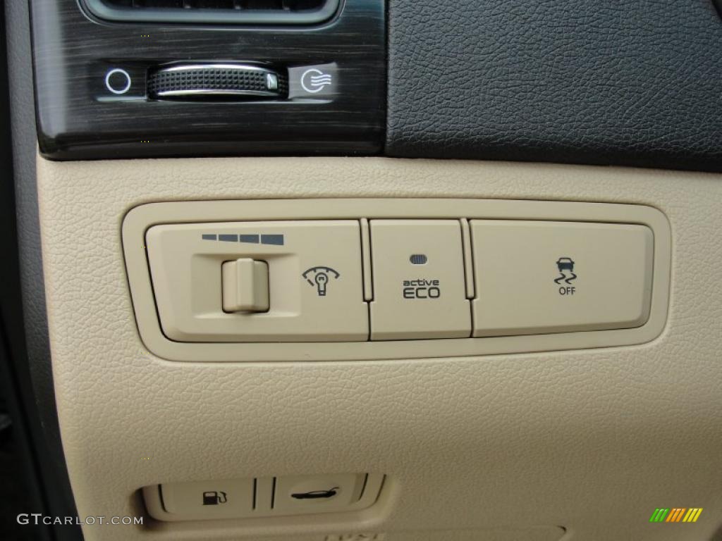 2011 Sonata Limited - Midnight Black / Camel photo #38