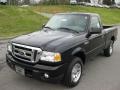 2011 Black Ford Ranger XLT Regular Cab  photo #2