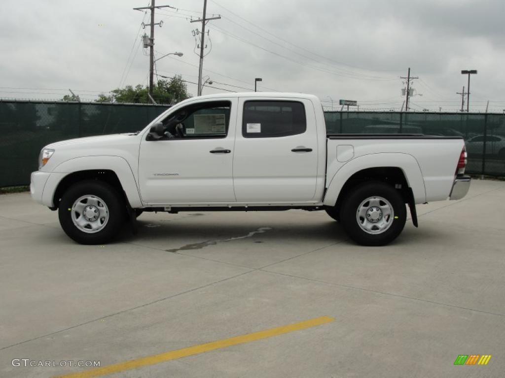 Super White 2011 Toyota Tacoma SR5 PreRunner Double Cab Exterior Photo #47822921