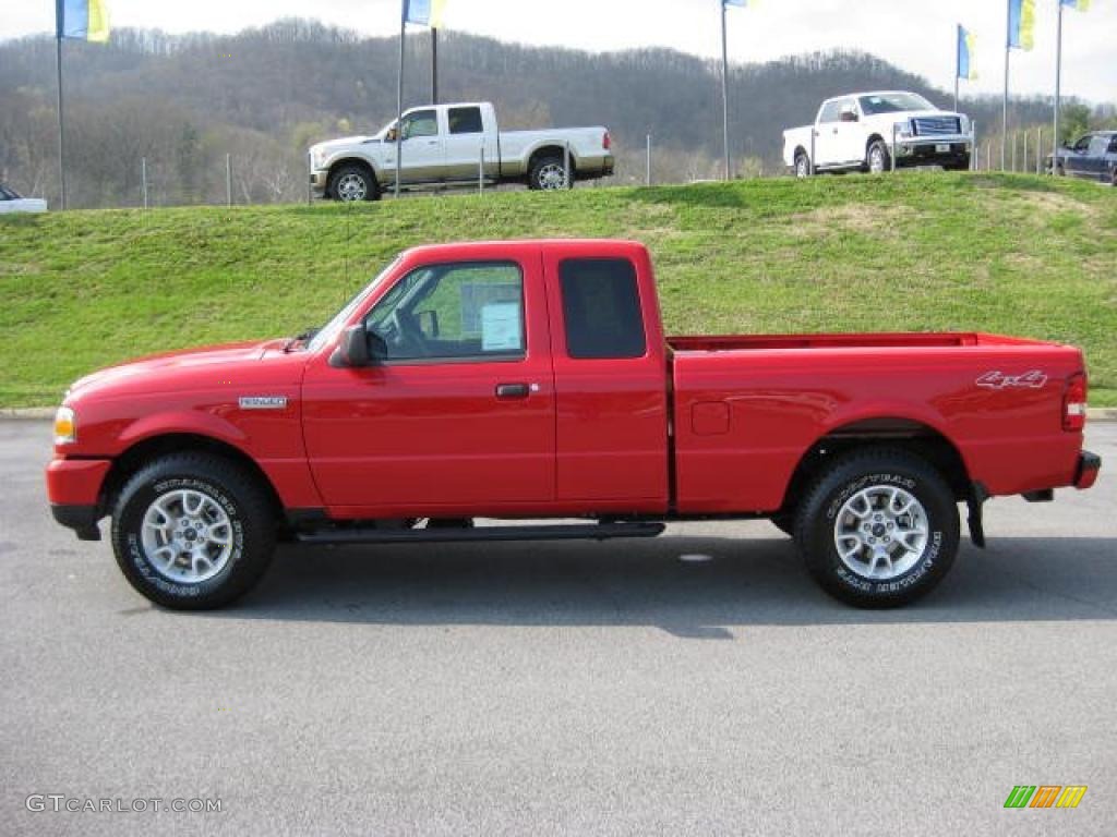 2011 Ranger XLT SuperCab 4x4 - Torch Red / Medium Dark Flint photo #1