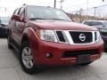 2008 Red Brawn Nissan Pathfinder SE 4x4  photo #1