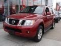 2008 Red Brawn Nissan Pathfinder SE 4x4  photo #4