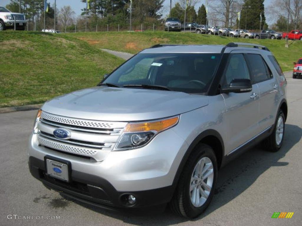 Ingot Silver Metallic 2011 Ford Explorer XLT 4WD Exterior Photo #47824844