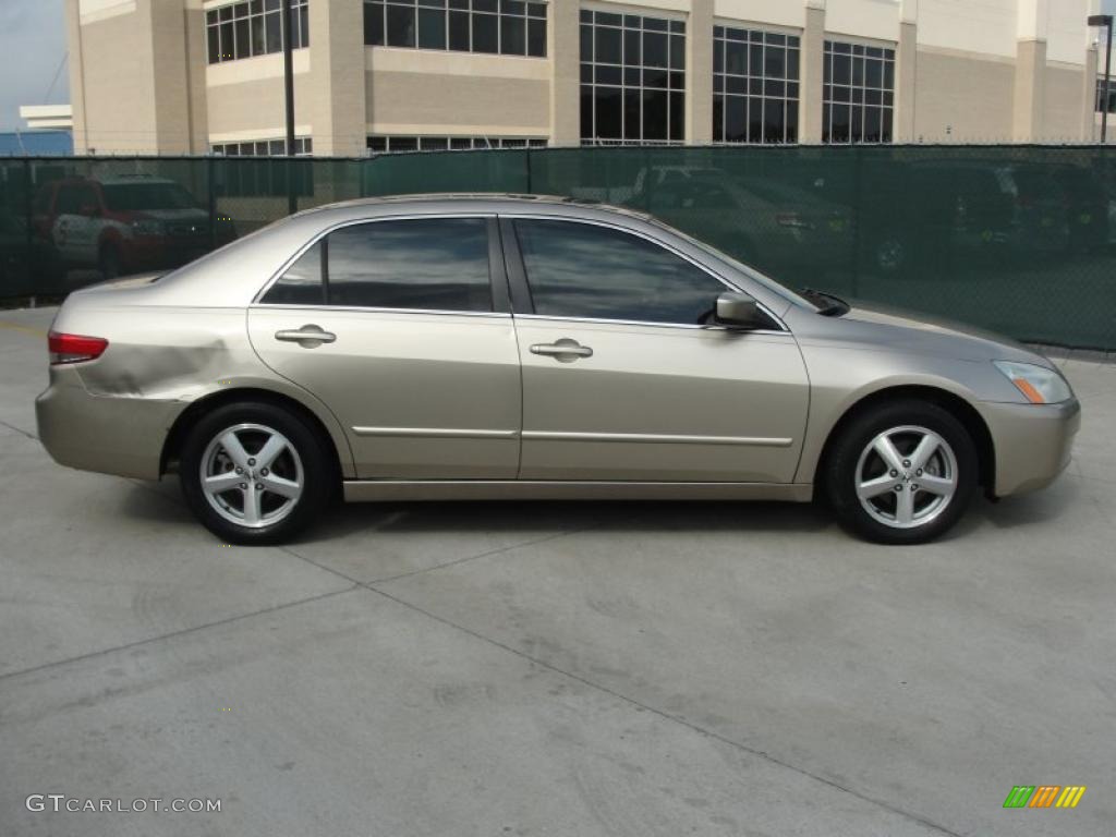 2003 Accord EX Sedan - Desert Mist Metallic / Ivory photo #2