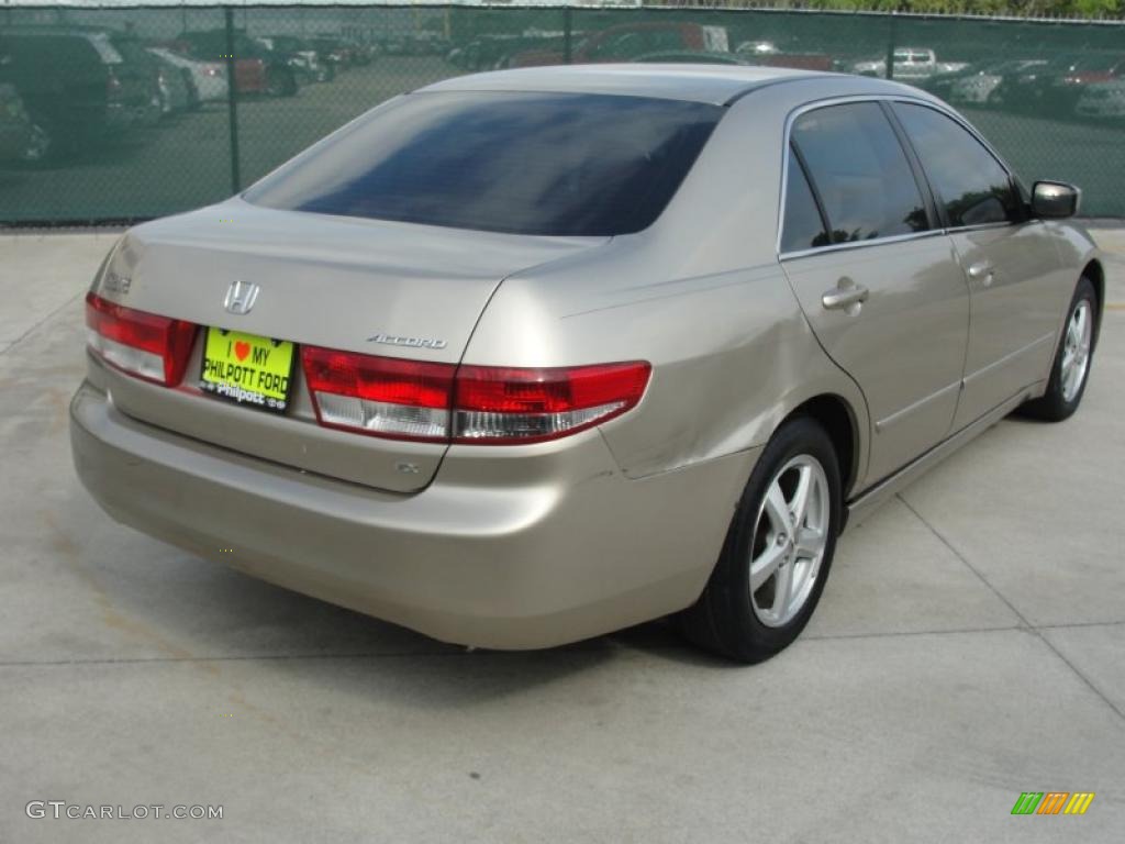 2003 Accord EX Sedan - Desert Mist Metallic / Ivory photo #3