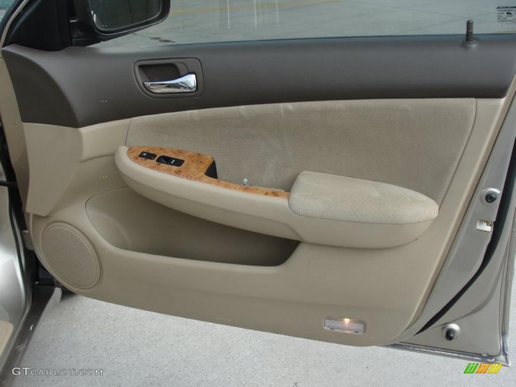2003 Accord EX Sedan - Desert Mist Metallic / Ivory photo #24