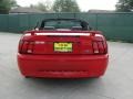 2003 Torch Red Ford Mustang V6 Convertible  photo #4