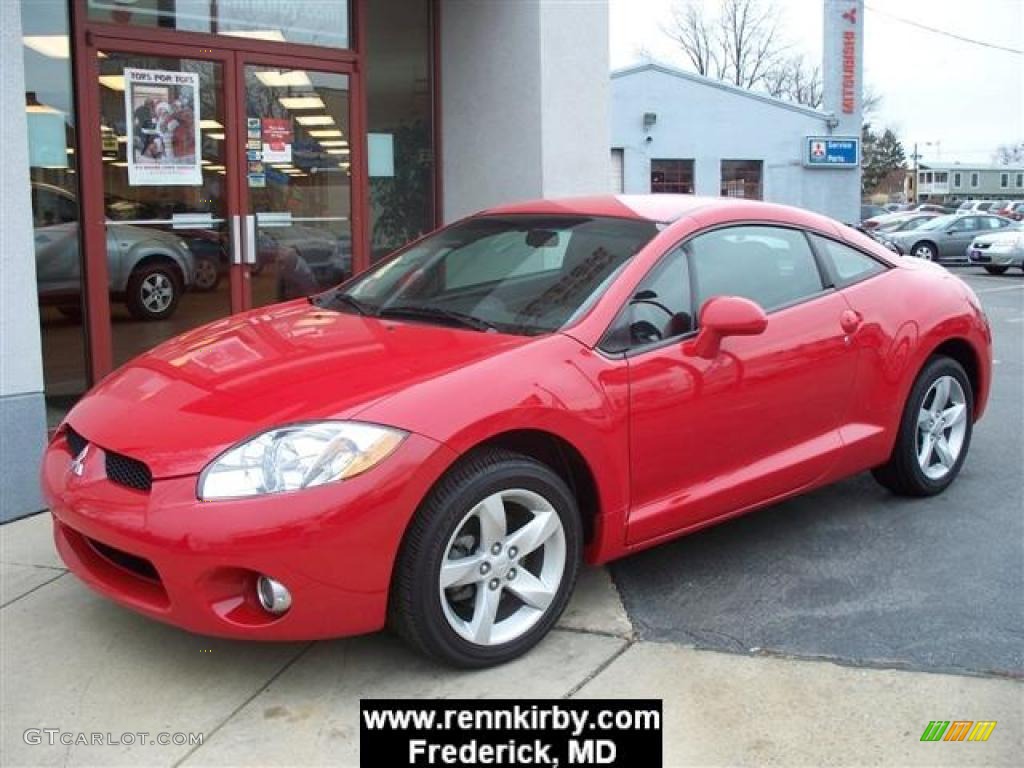 2006 Eclipse GT Coupe - Pure Red / Dark Charcoal photo #1