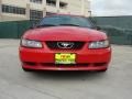 2003 Torch Red Ford Mustang V6 Convertible  photo #9