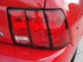 2003 Torch Red Ford Mustang V6 Convertible  photo #26