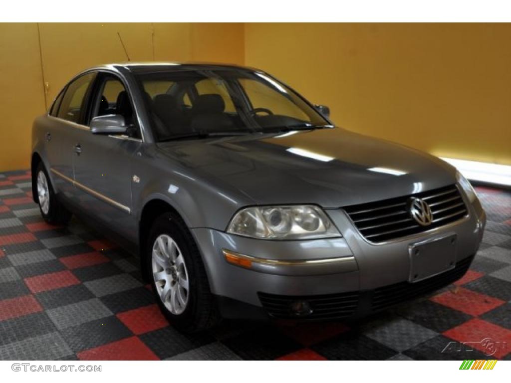 2002 Passat GLS Sedan - Silverstone Grey Metallic / Black photo #1