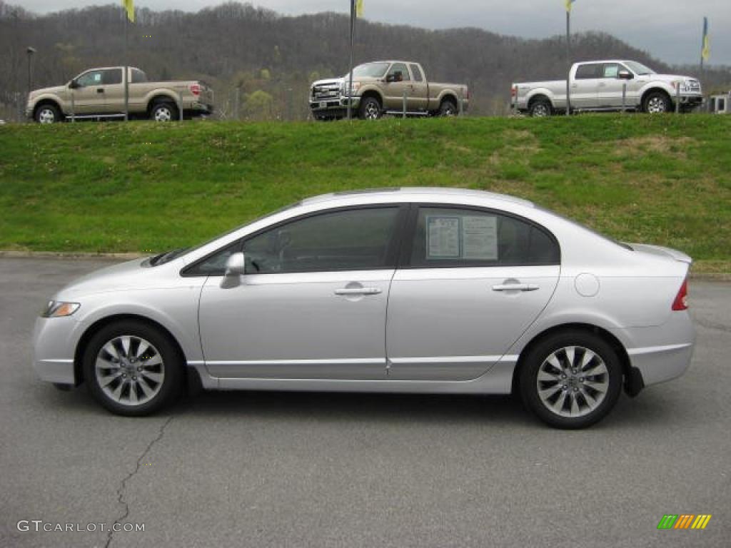 Alabaster Silver Metallic 2010 Honda Civic EX Sedan Exterior Photo #47826713