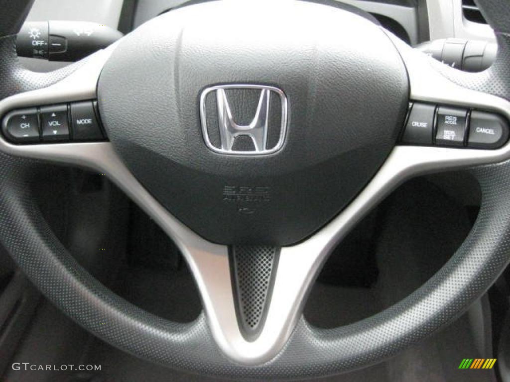 2010 Honda Civic EX Sedan Gray Steering Wheel Photo #47827043